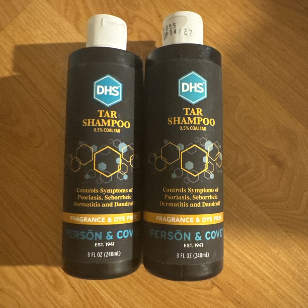 DHS Tar Shampoo, 8 Fluid Ounce (240ml) 2-pack - Exp 04/2027